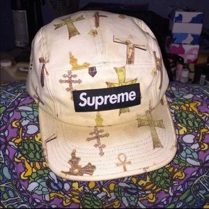 Supreme 2013 “White Cross” hat